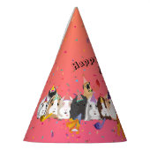 Schattige cavia meisje verjaardag feesthoedjes (Links)