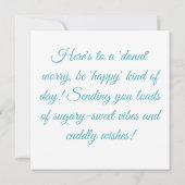 Schattige cavia met donut pastelverloop (Achterkant)