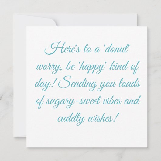 Schattige cavia met donut pastelverloop (Achterkant)