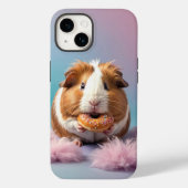 Schattige cavia met donut pastelverloop Case-Mate iPhone case (Achterkant)