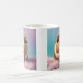 Schattige cavia met donut pastelverloop koffiemok (Center)