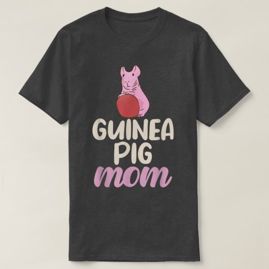 Schattige cavia-moeder  t-shirt (Design voorkant)