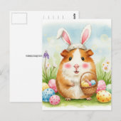 Schattige cavia paaseieren Briefkaart (Voorkant / Achterkant)