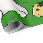 Schattige cavia patroon cadeaupapier (Rol Hoek)