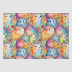 Schattige cavia-patroon tissuepapier