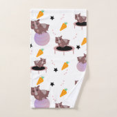Schattige Cavia's in Beweging Bad Handdoek (Handdoek)
