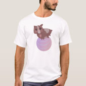 Schattige Cavia's in Beweging T-shirt (Voorkant)