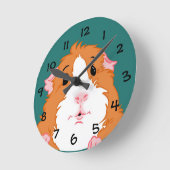 Schattige cavia's ronde klok (Hoek)