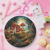 Schattige champignons papier bord (Feest)