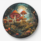 Schattige champignons papier bord (Voorkant)