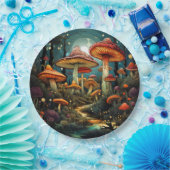 Schattige champignons papier bord (Feest)