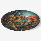 Schattige champignons papier bord (Gekanteld)