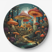 Schattige champignons papier bord (Voorkant)