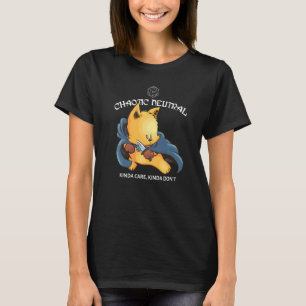 Schattige Chaotische Neutrale Tafelspellen Kerker  T-shirt