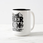 Schattige Cheer Moeder Tweekleurige Koffiemok (Voorkant rechts)