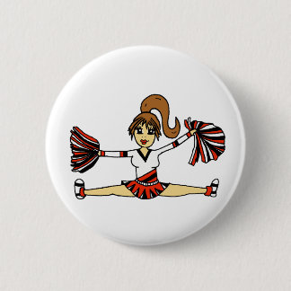 Schattige Cheerleader Button