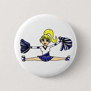 Schattige Cheerleader Button