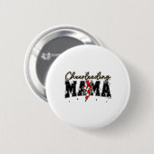 Schattige Cheerleading Mama Bliksem Game Day Seizo Ronde Button 5,7 Cm (Voorkant /achterkant)