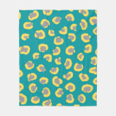 Schattige Cheetah-tijger - schattig patroondeken Fleece Deken (Voorkant)