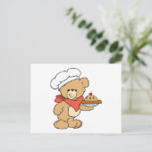 Schattige Chef Bakker Beer Briefkaart (Staand voorkant)