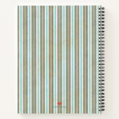 Schattige Chef Beer Waterverf Illustratie Recept Notitieboek (Achterkant)