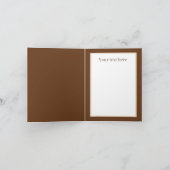 Schattige Chef Cook dank u tekst toevoegen Bedankkaart (Binnen)