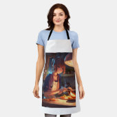 Schattige chef-kok Anime Schort - Schattige meisje (Gedragen)