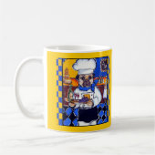 Schattige Chef Pugg Koffiemok (Links)