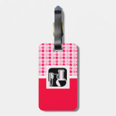 Schattige chemie bagagelabel (Achterkant verticaal)