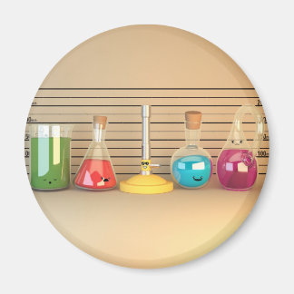 Schattige chemie magneet