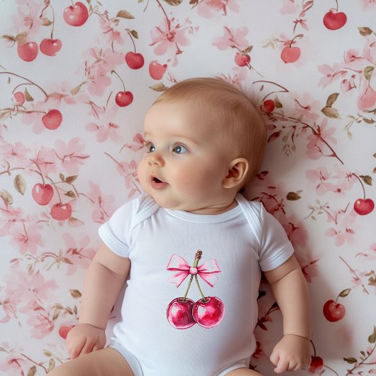 Schattige Cherry Baby Romper