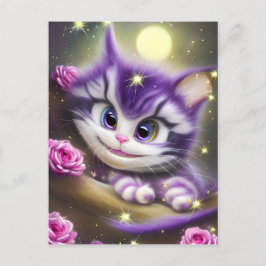 Schattige Cheshire Kitten Briefkaart