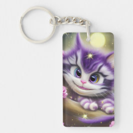 Schattige Cheshire Kitten Sleutelhanger