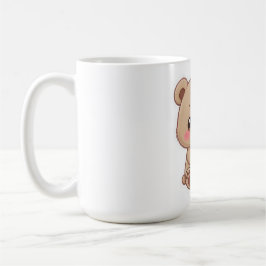 Schattige Chibi Beer met Hart Koffiemok