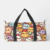 Schattige Chibi Chicken Pattern Design Plunjezak (Voorkant)