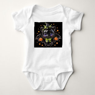 Schattige Chibi Kristallen Vleermuis Heks Hallowee Romper