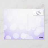 Schattige Chibi-meisje dat harp speelt op de maanv Briefkaart (Achterkant)