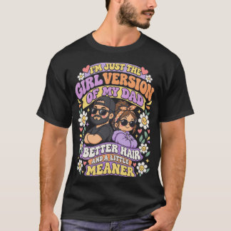 Schattige Chibi Meisje Versie Van Mijn Vader Met B T-shirt
