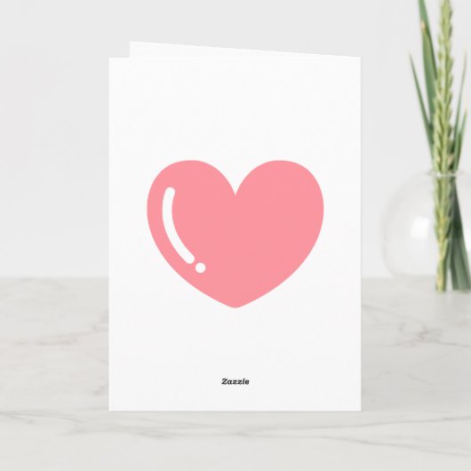 Schattige Chibi paar konijn gelukkige Valentijnsda Kaart (Achterkant)