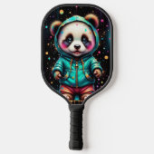 Schattige Chibi Panda Aanpasbaar Pickleball Paddle (Achterkant)