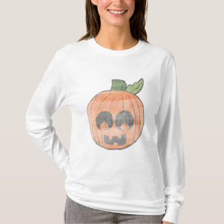 Schattige Chibi pompoen T-shirt