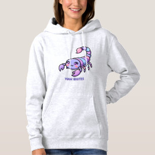 Schattige Chibi Schorpioen Dierenriem Hoodie