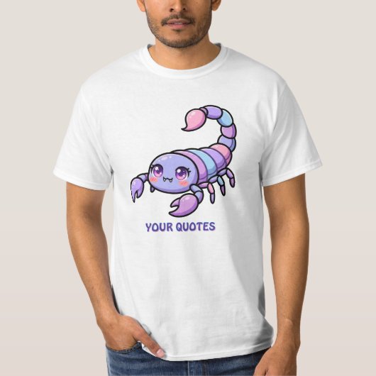 Schattige Chibi Schorpioen Zodiac T-shirt (Voorkant)