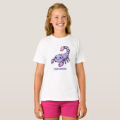 Schattige Chibi Schorpioen Zodiac T-shirt (Voorkant volledig)