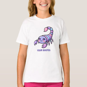 Schattige Chibi Schorpioen Zodiac T-shirt