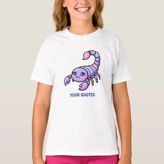 Schattige Chibi Schorpioen Zodiac T-shirt (Voorkant)