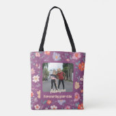 Schattige Chic 1 jaar Jubileum Cadeaus voor Vriend Tote Bag (Achterkant)