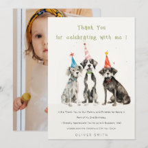 Schattige Chic Kinderen Pawty Hond Verjaardagsfees