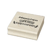 Schattige Chicken Boerderij Fresh Eggs Carton Naam Rubberstempel (Stempel)
