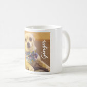 Schattige Chihuahua gepersonaliseerd huisdier Koffiemok (Voorkant rechts)